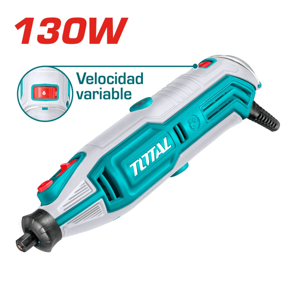 Mini grinder rectificador 130w + 110 accesorios Total2