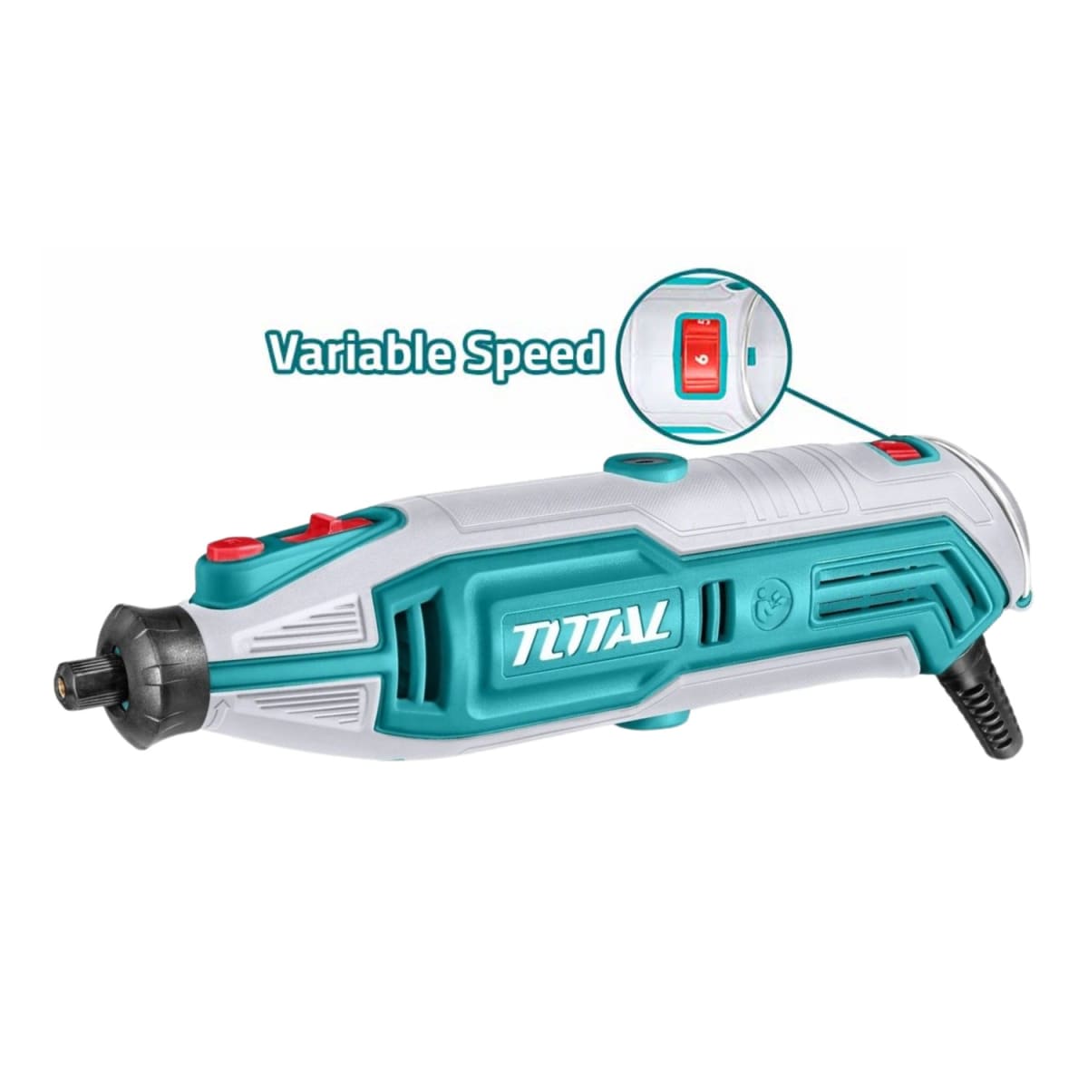 Mini grinder rectificador 130w + 252 accesorios Total3