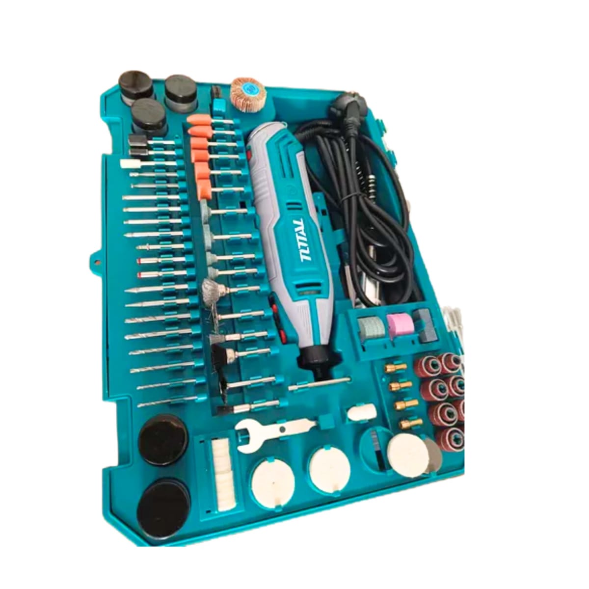 Mini grinder rectificador 130w + 252 accesorios Total6