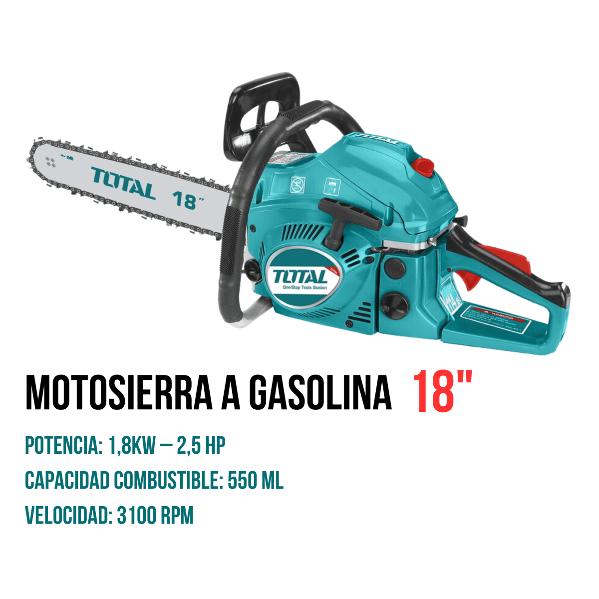 Motosierra a gasolina 18