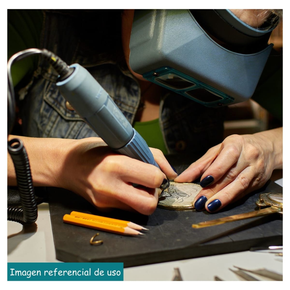 Rectificadora 550w + accesorios industrial Total4