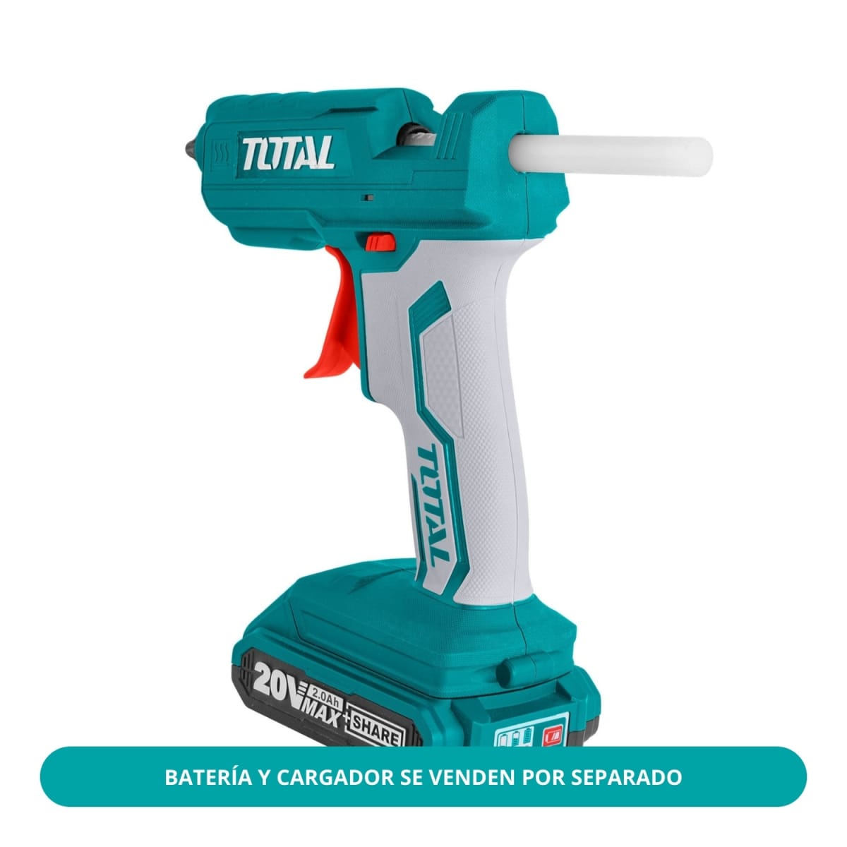 PISTOLA DE SILICONA CALIENTE 20V INALÁMBRICA TOTAL5