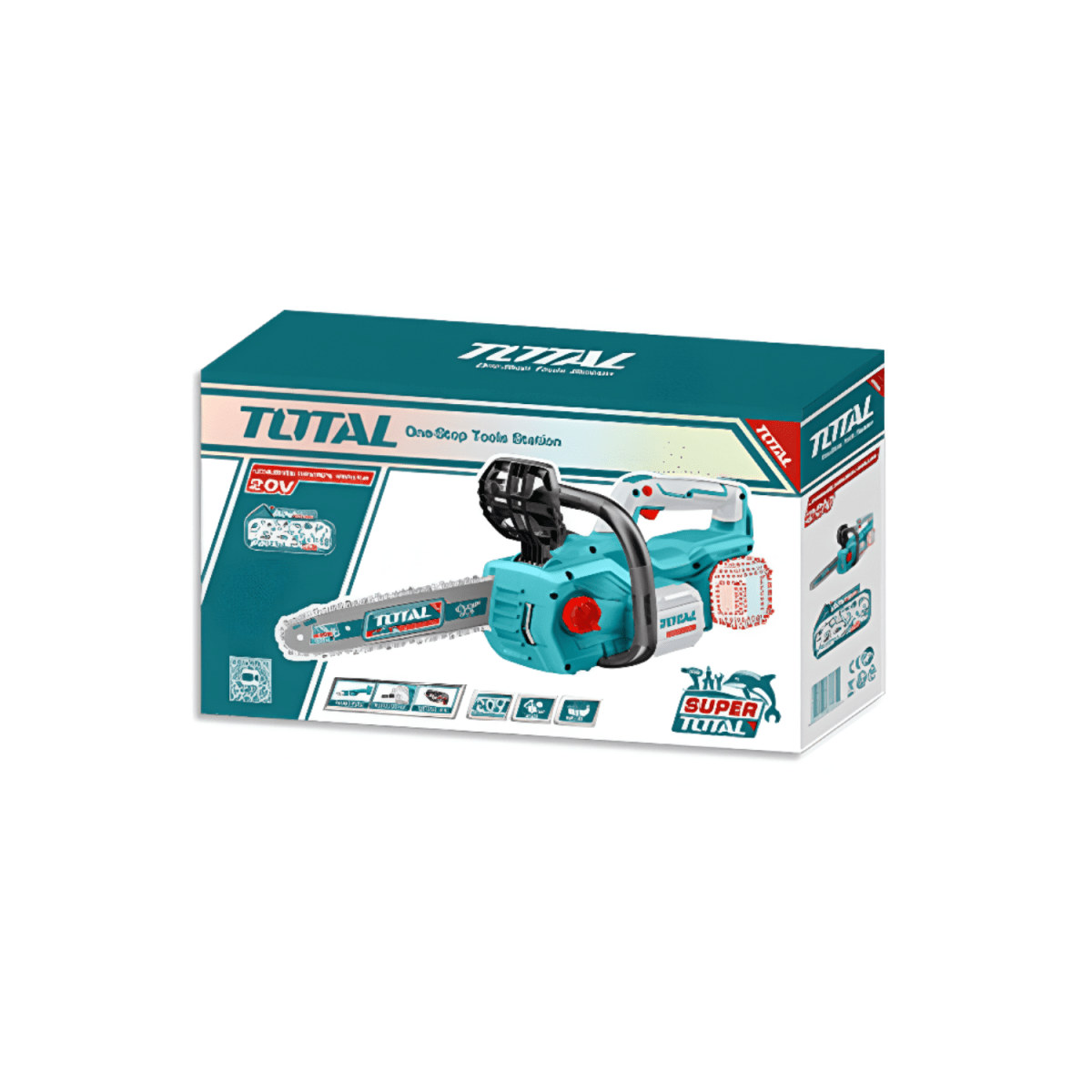 Motosierra Inalámbrica 12'' incluye 2 baterías 4ah Total6