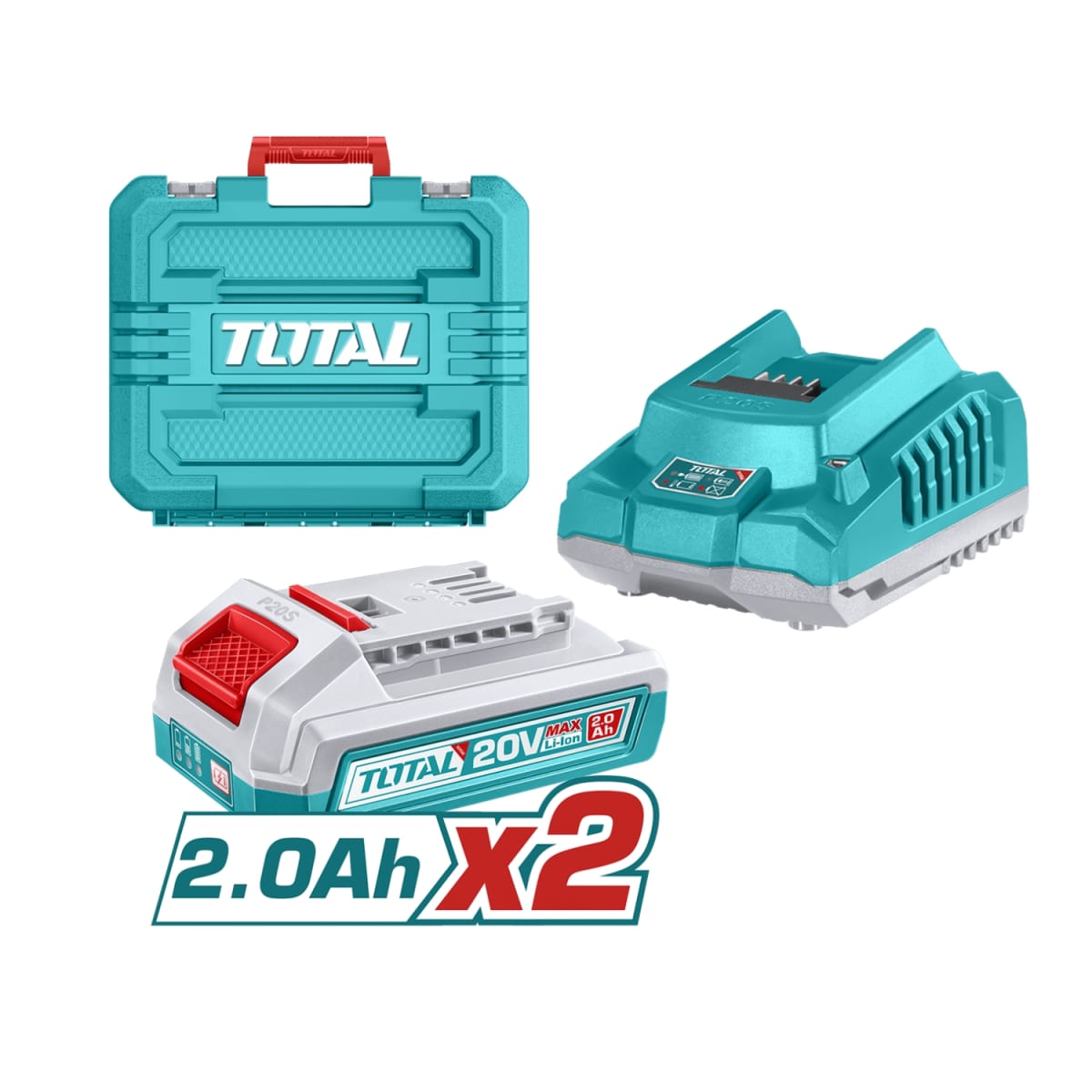 MiniMotosierra 6'' + 2 baterias y 1 Cargador 20v Total3