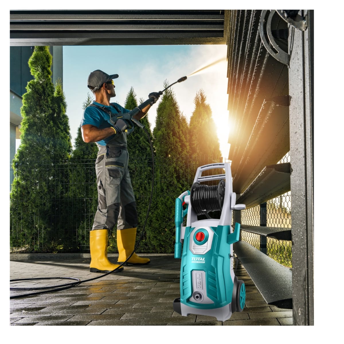 Hidrolavadora 2500w 160 Bar industrial Total5