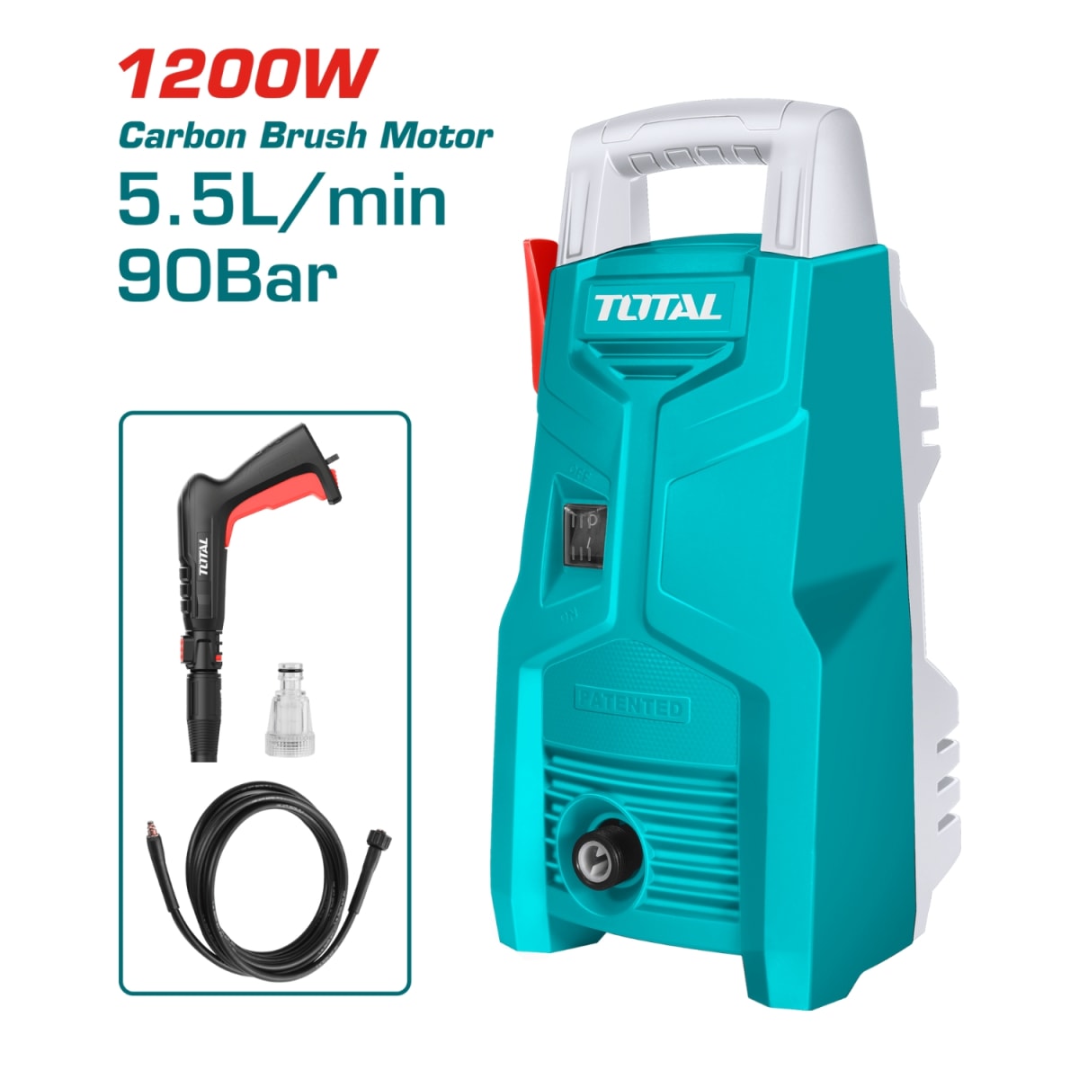 Hidrolavadora 1200w 1300 psi Total2