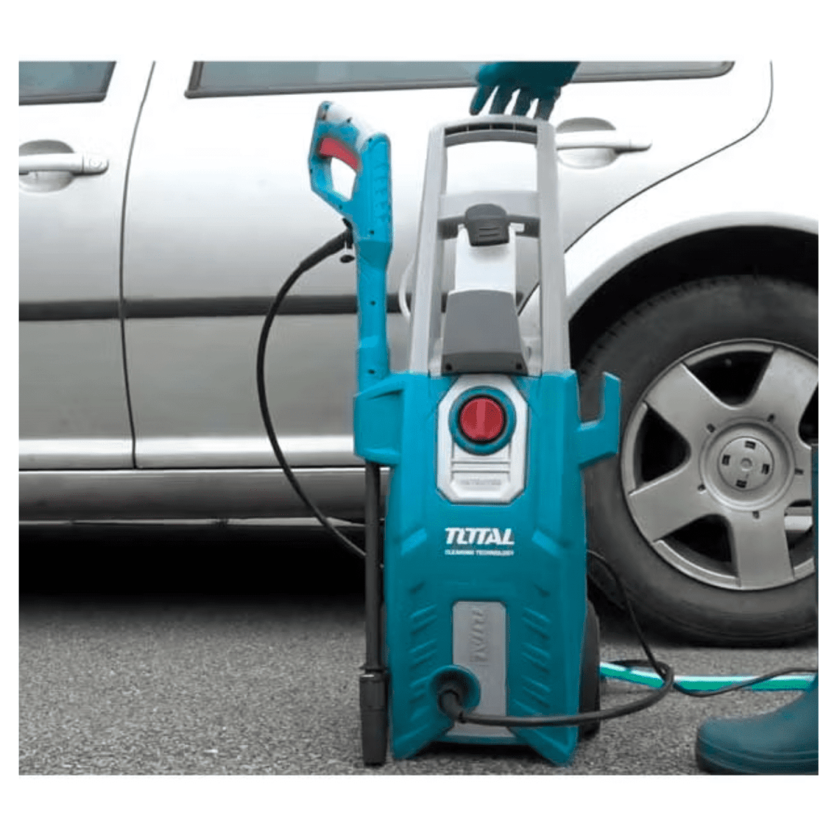 Hidrolavadora 1800w Total + Manguera y conectores6