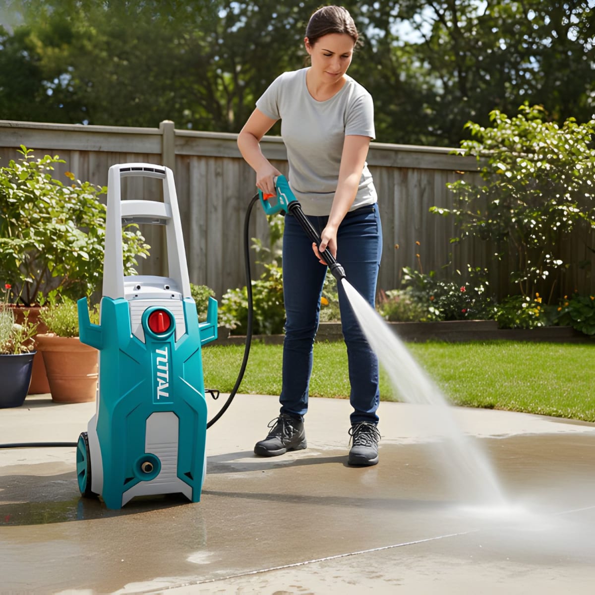 Hidrolavadora 2000w + Aspiradora 2000w industrial Total3