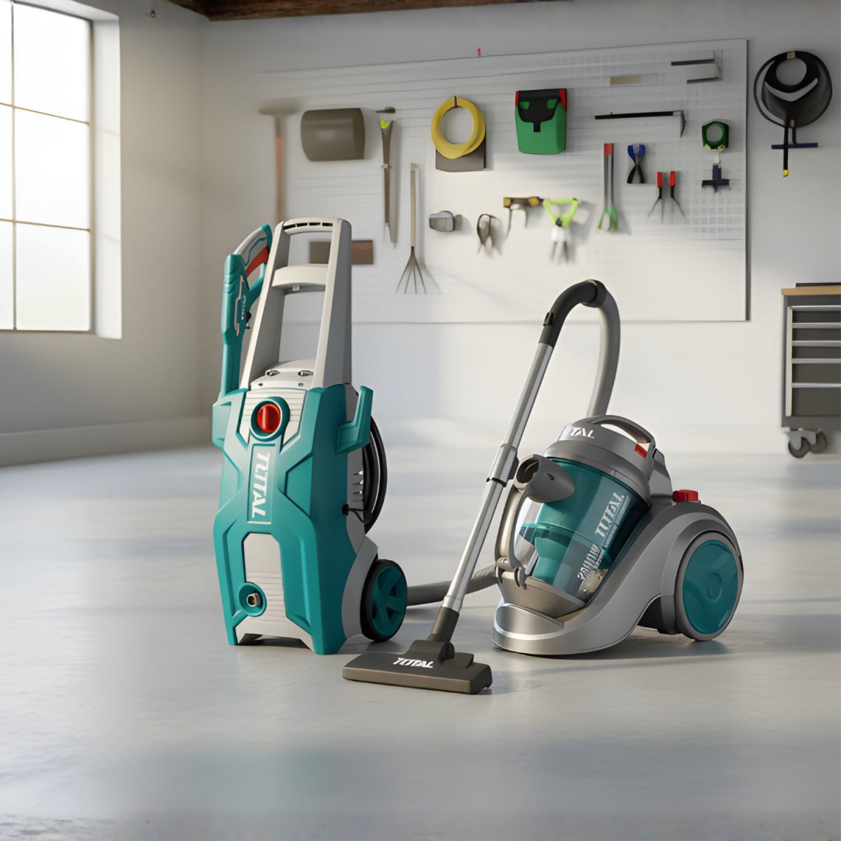 Hidrolavadora 2000w + Aspiradora 2000w industrial Total2
