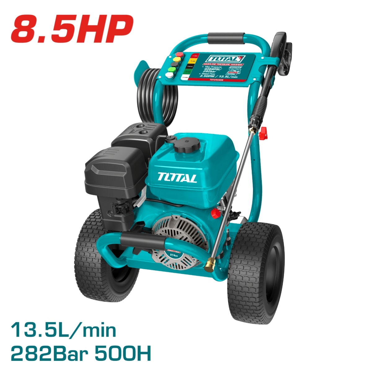 Hidrolavadora a Gasolina 8.5HP 4089 psi Total2