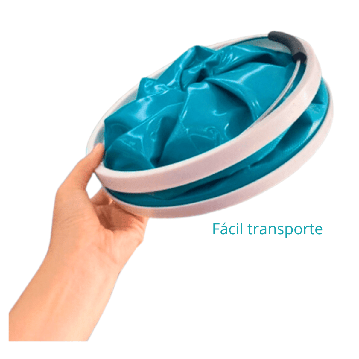 Balde para agua plegable 15 litros Total3