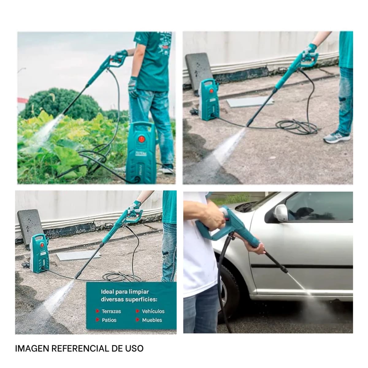 Pistola para hidrolavadora de alta presión Total4