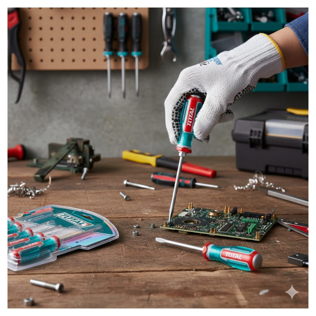 Set Destornillador de Golpe 8pcs Total3