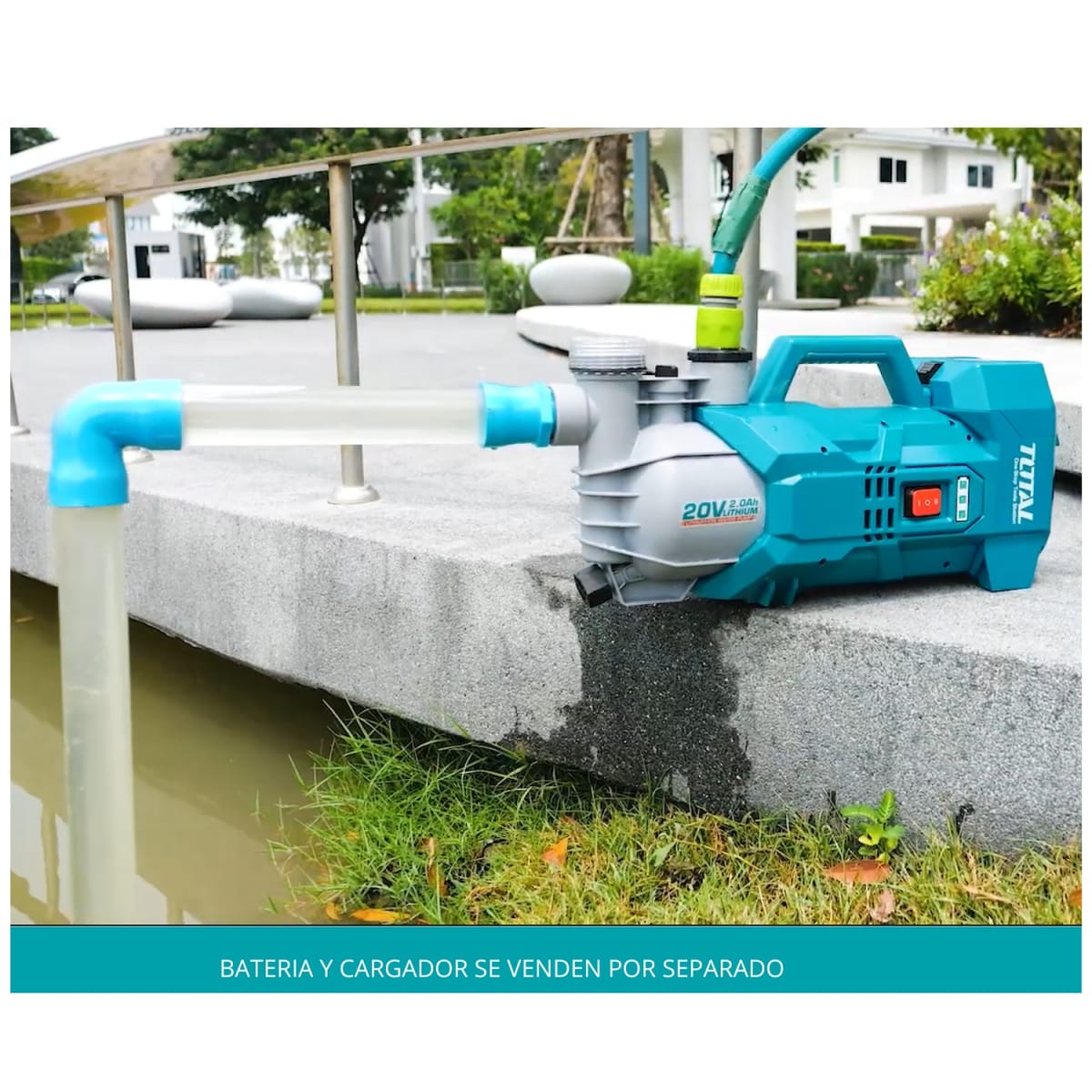 Bomba de Agua Inalambrico 0.2HP 20v Total3