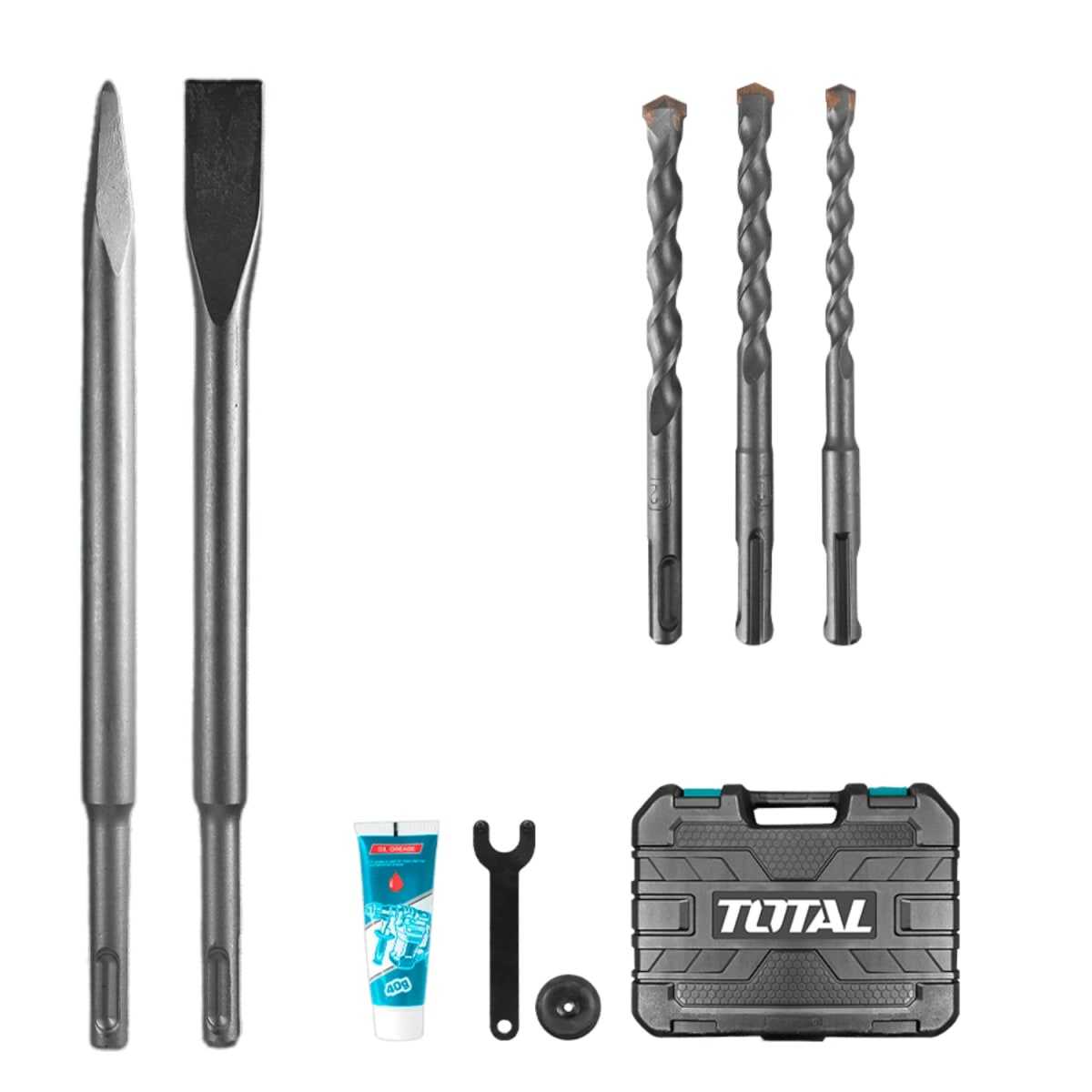 Rotomartillo SDS Plus 1050w 4.5J industrial Total4