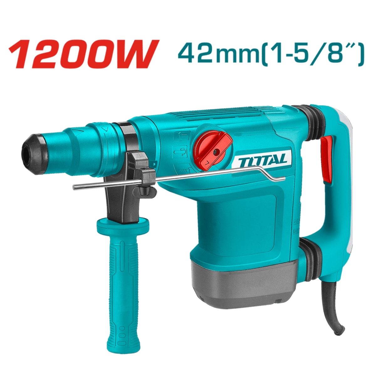 Rotomartillo SDS Max velocidad variable 1200w 2-10J Total3