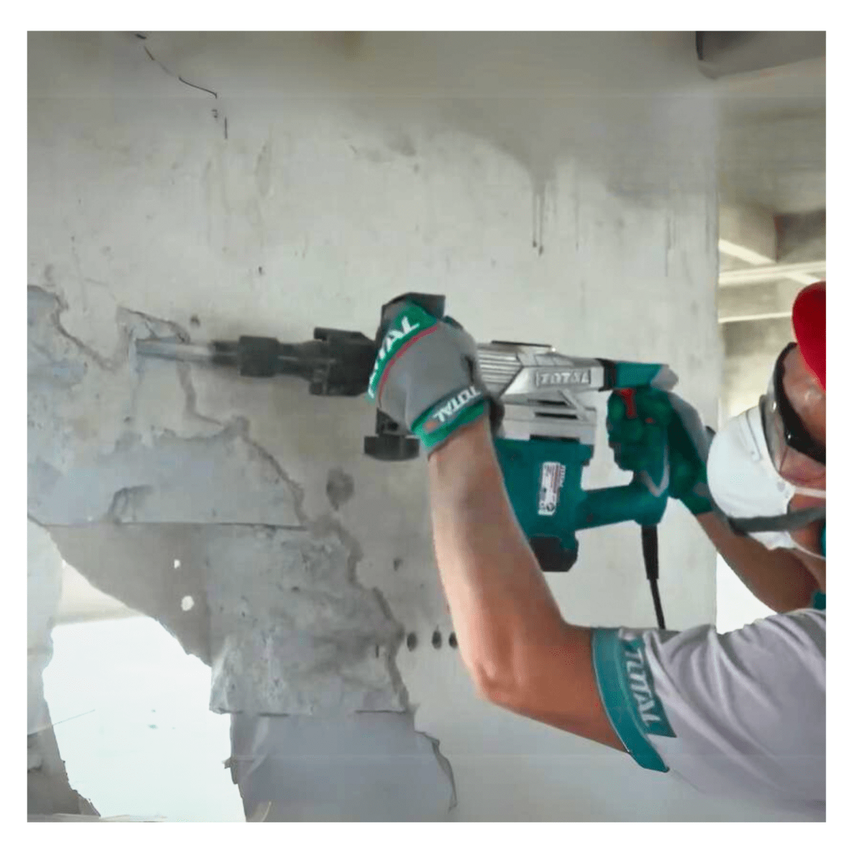 Martillo demoledor hexagonal 1300w 20 Joules Total5