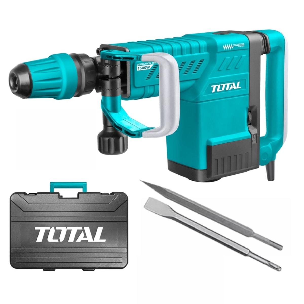 MARTILLO DEMOLEDOR 1500W 25J SDS MAX Industrial Total2