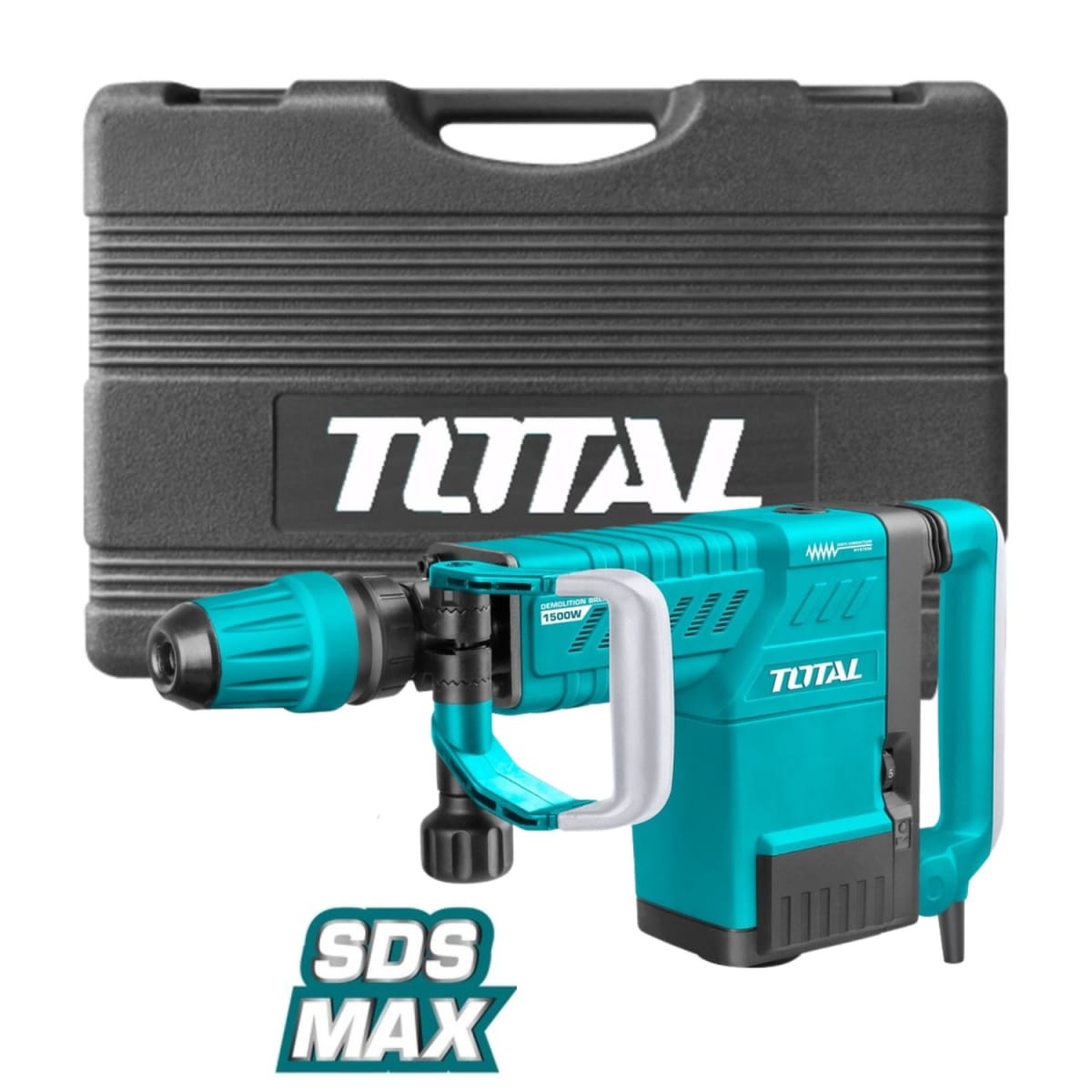 MARTILLO DEMOLEDOR 1500W 25J SDS MAX Industrial Total3