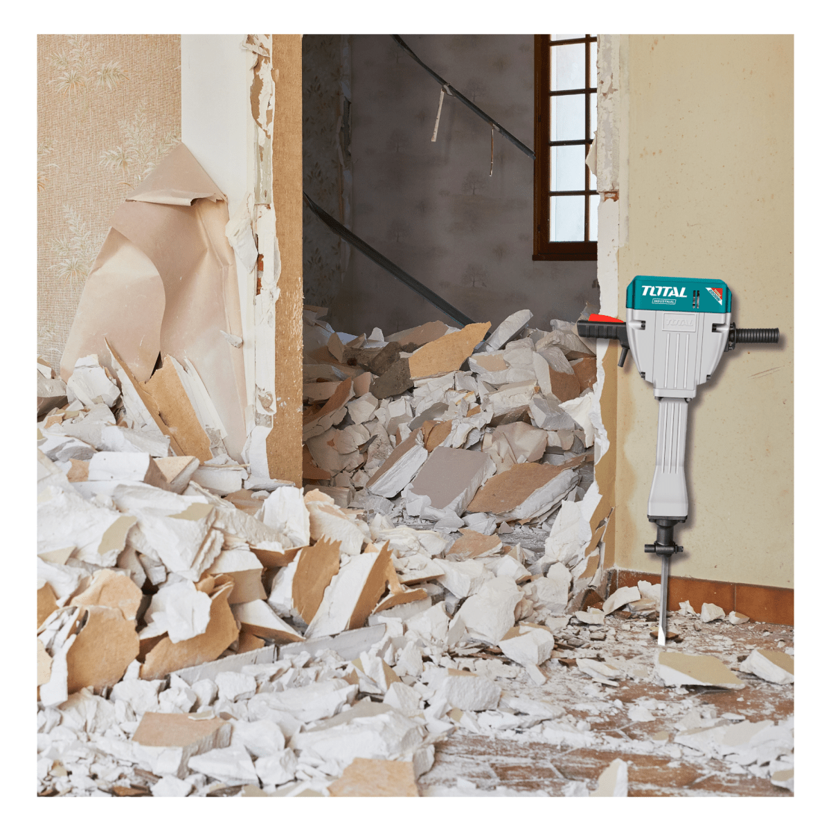 Demoledor hex 2200w 75 Joules 30Kg Industrial Total5