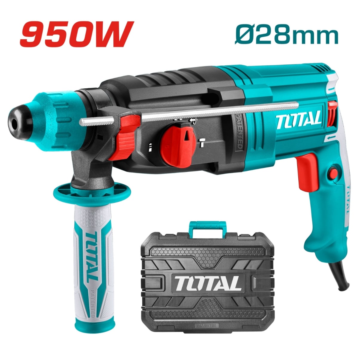 Rotomartillo Sds Plus 950w 2.5 Joules Total2