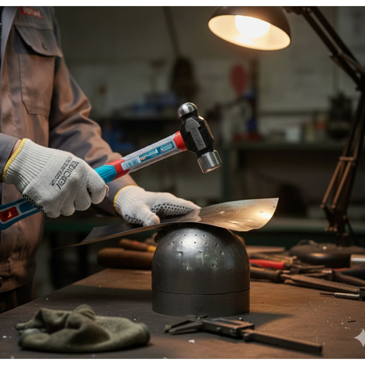 Martillo de Bola 24oz Mango Fibra de Vidrio Total3