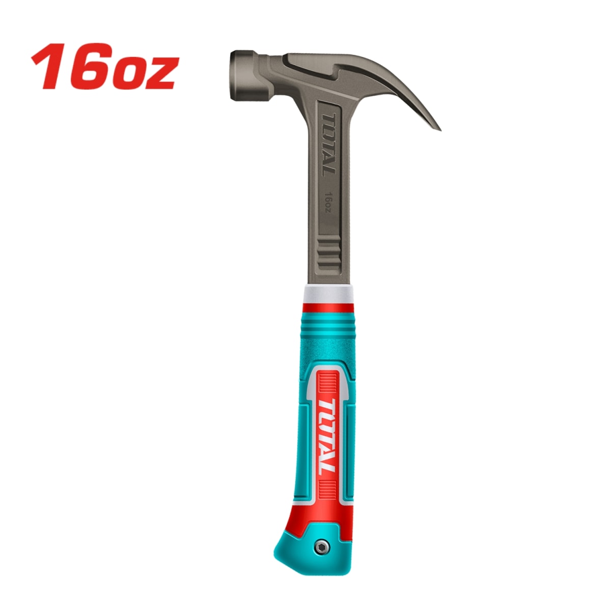 Martillo 16oz/450g Acero Carbono Magnetico Industrial Total2