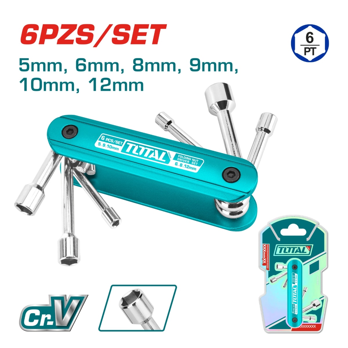 Multiherramienta con Llaves 5-6-8-9-10-12 6pcs Total3