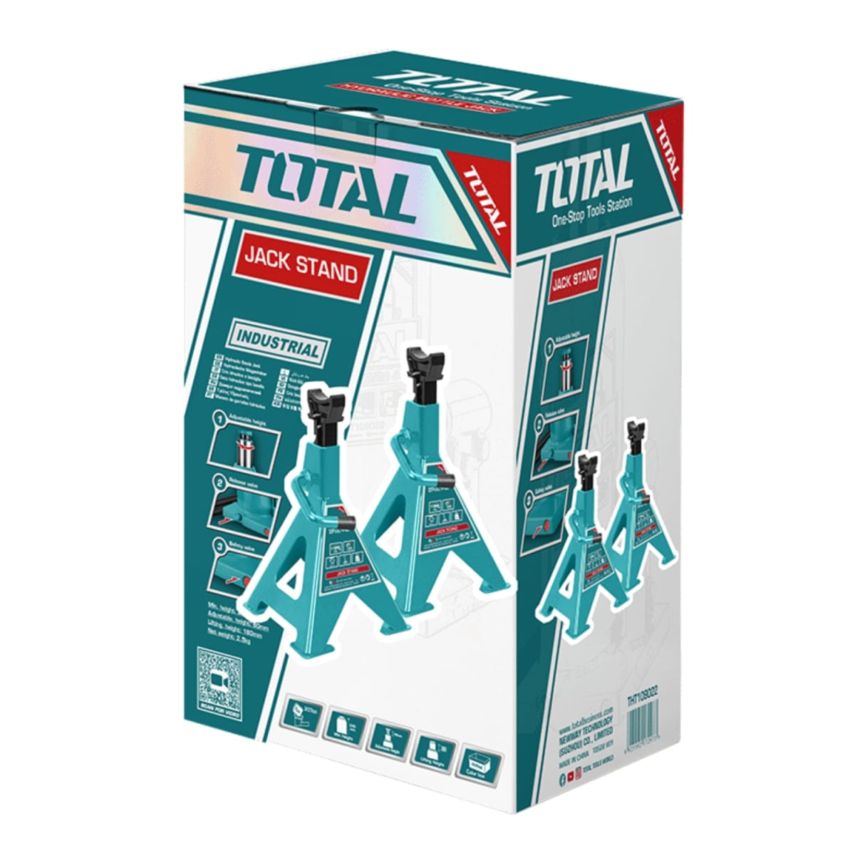Set de Caballete soporta 10 Toneladas Total3