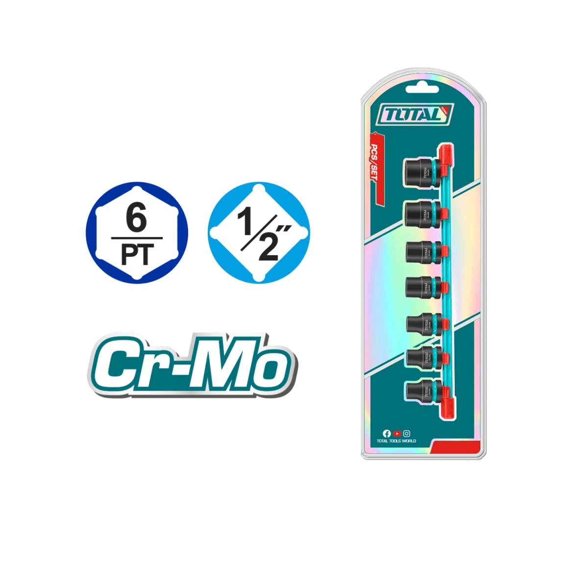 Set de Dado Impacto Corto 1/2