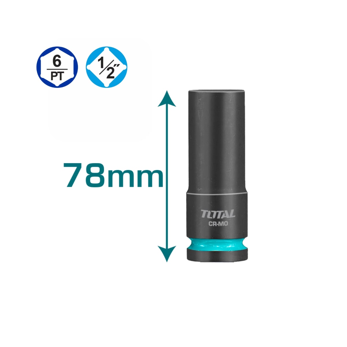 Set de Dado Impacto Largo 1/2