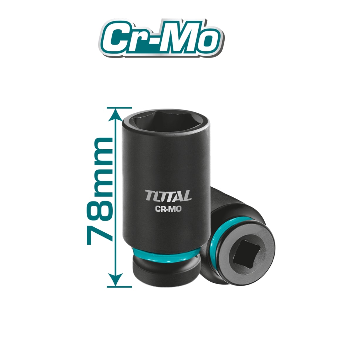 Set de Dados Impacto Tubulares 1/2'' 10-27mm 14pcs Total3
