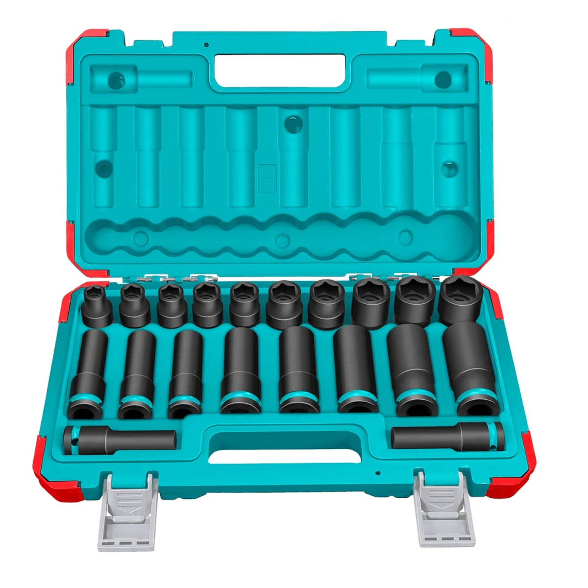 Set de Dados Impacto Tubulares 1/2'' x2(10-24mm 20pcs) Total1