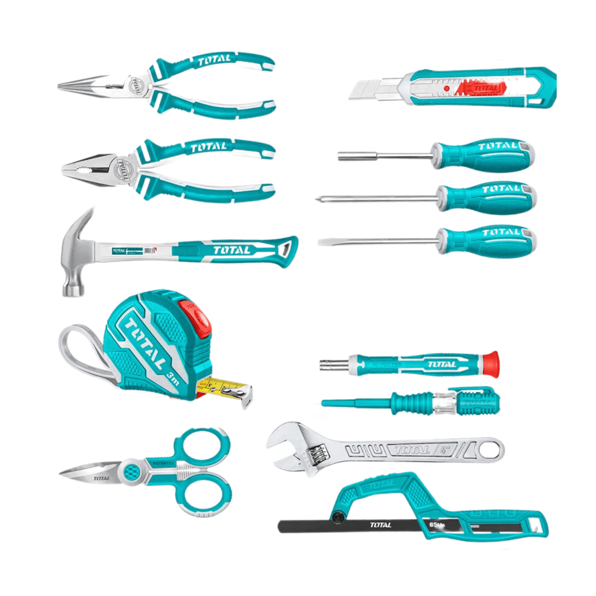 Taladro 20v + 165 herramientas Total4