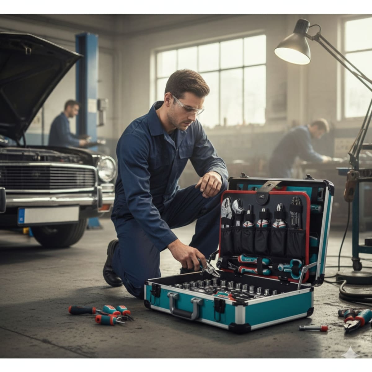 Set de Herramientas Manuales 147pcs con Maletin Total5