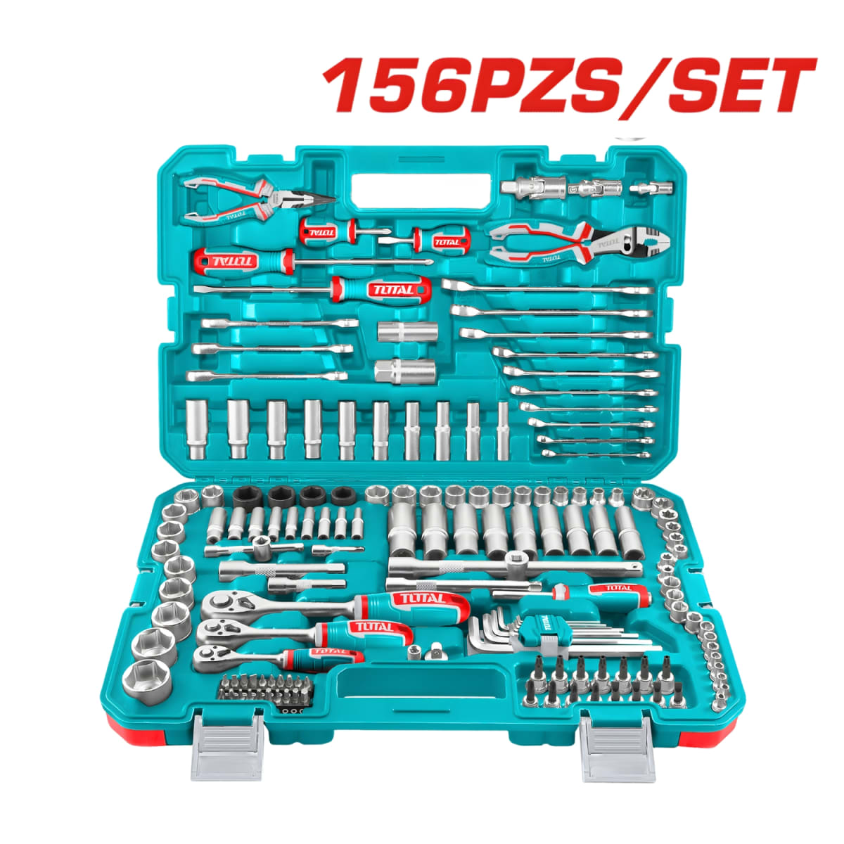 Set de Herramientas Combinadas de LLaves 156pcs Total2