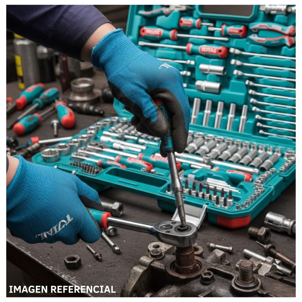 Set de Herramientas Combinadas de LLaves 156pcs Total4