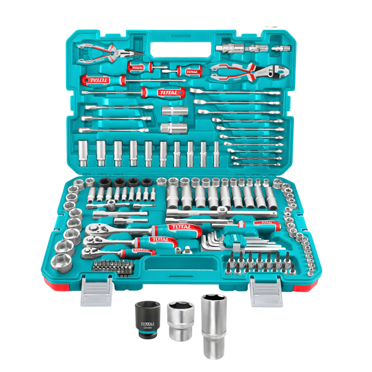 Set de Herramientas Combinadas de LLaves 156pcs Total1