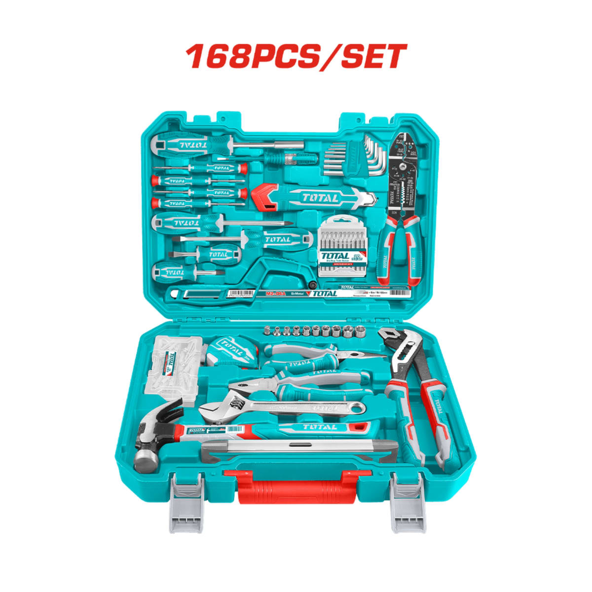 Set de Herramientas Manuales 168pcs Total2