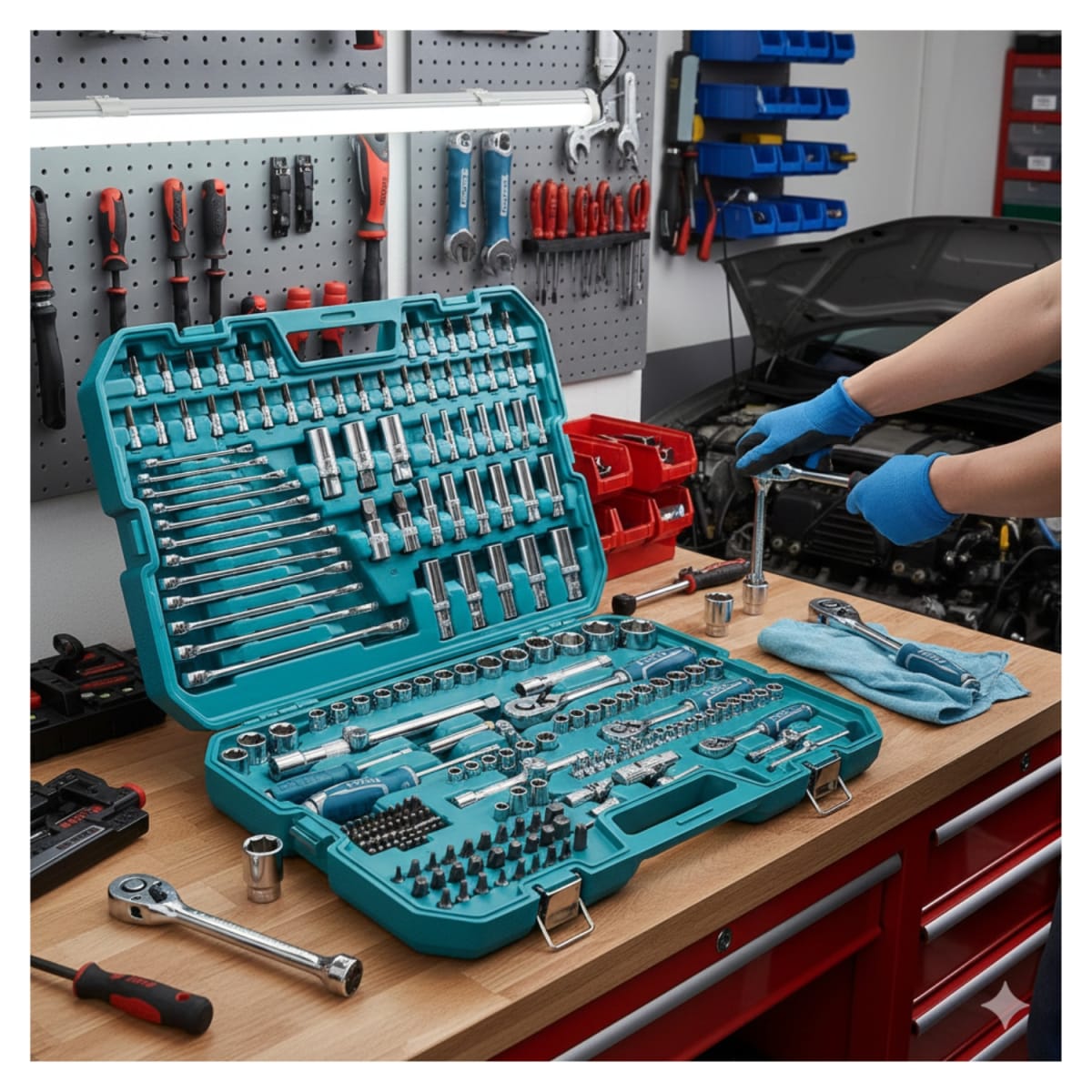 Set de Rachet de 216pcs Maletín Industrial Total3