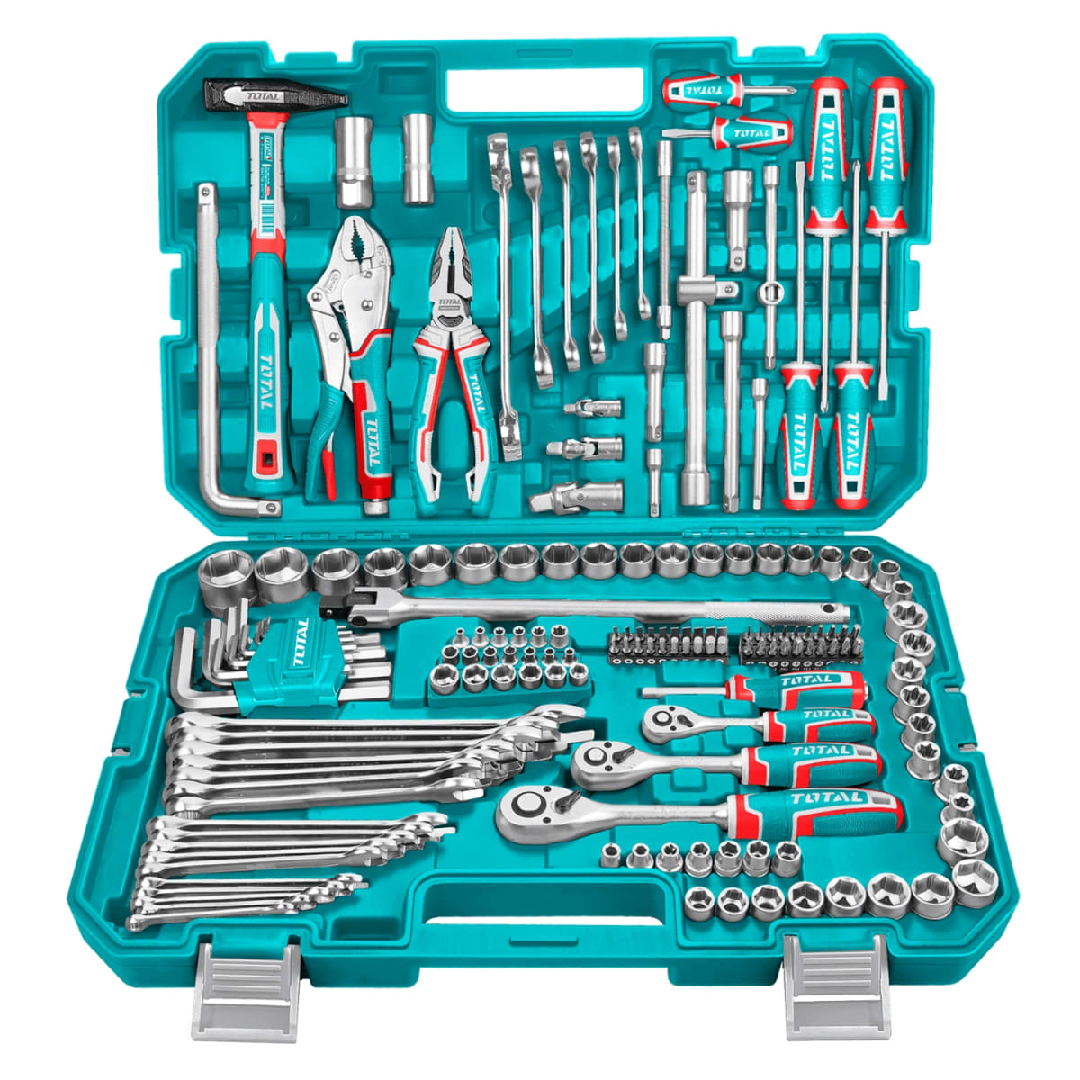 Set x 165pcs Llaves + Dados + Herramientas Total1