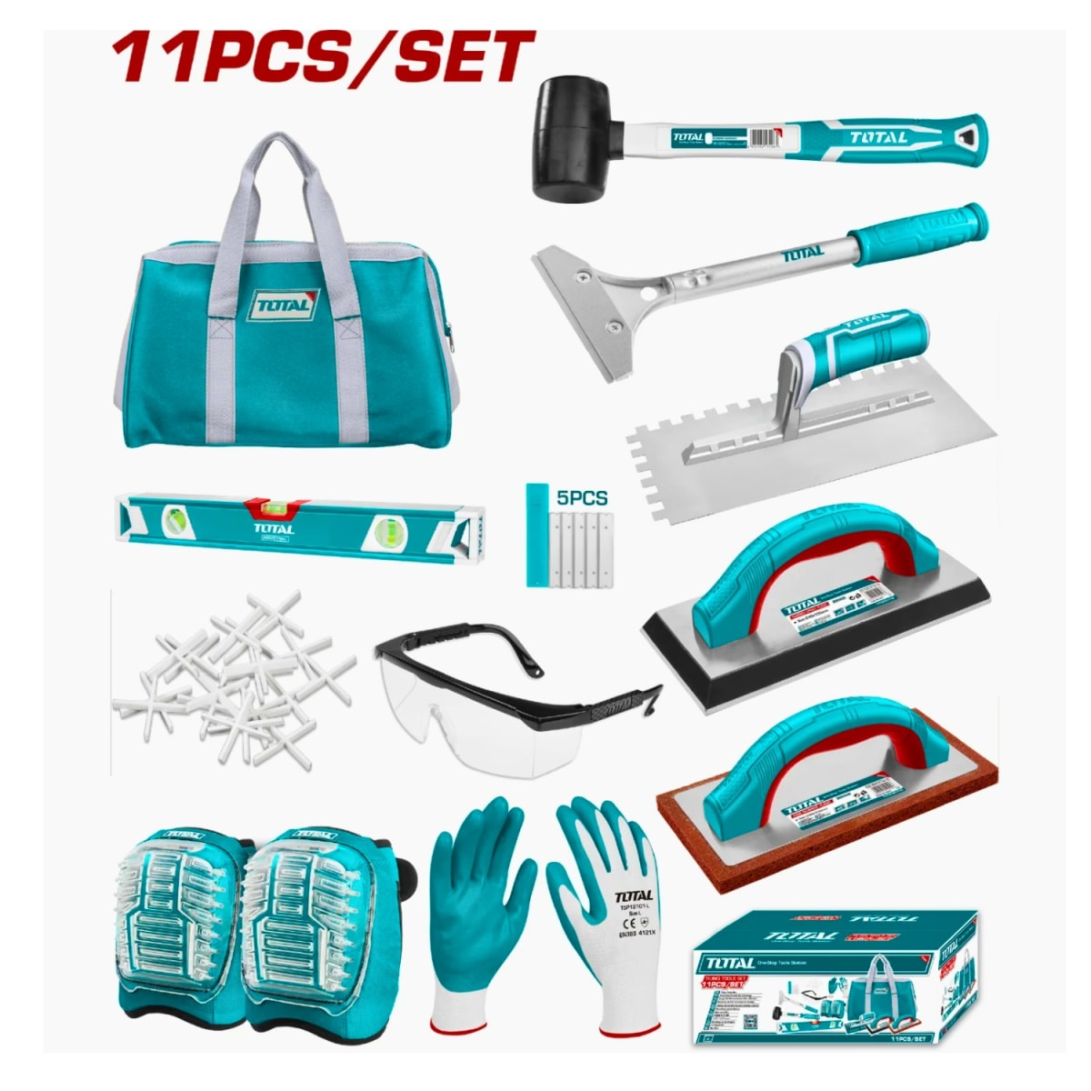 Set de Herramientas para Cerámica 11 piezas Total8