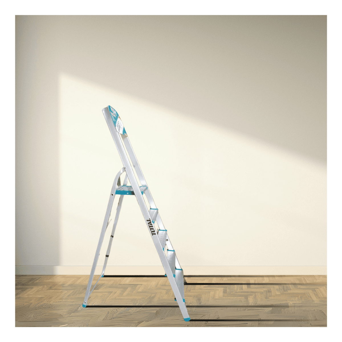 Escalera tubular 5 peldaños soporta 150kg Total7