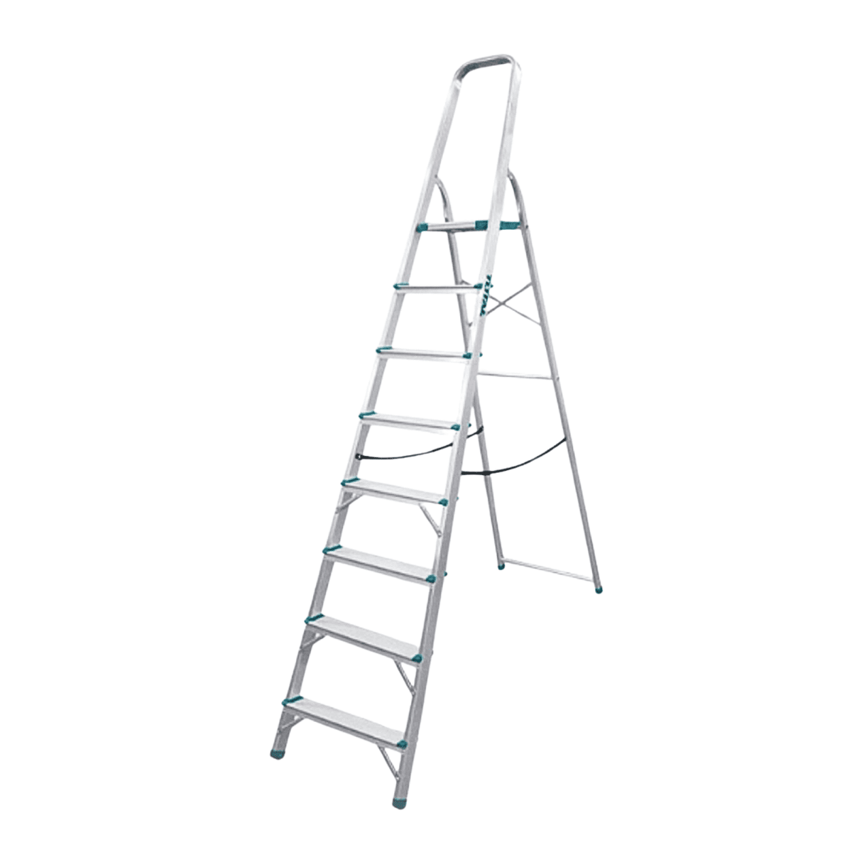 Escalera tubular 8 peldaños soporta 150kg Total6