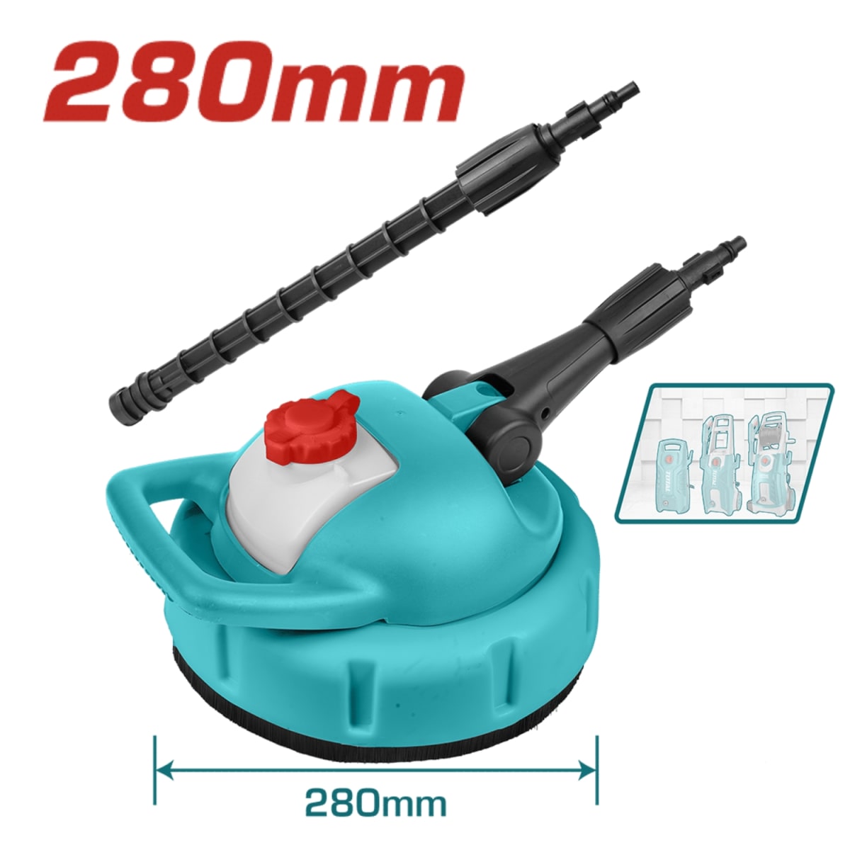 Escobilla para Hidrolavadora a Presion 280mm Total2