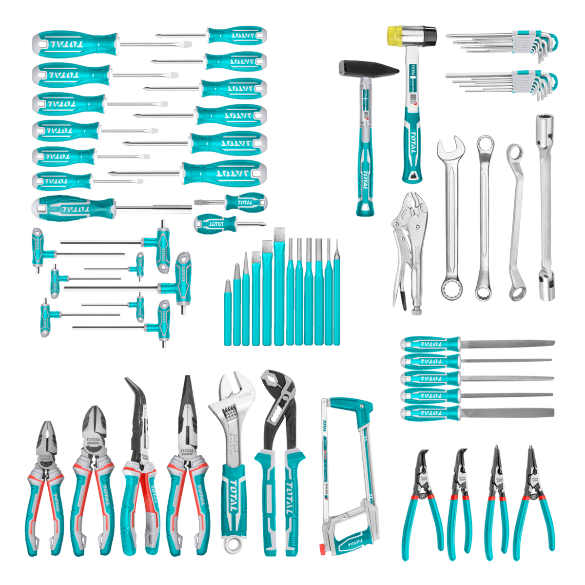 Gabinete Metálico 7 Cajones + 328 Herramientas Total5