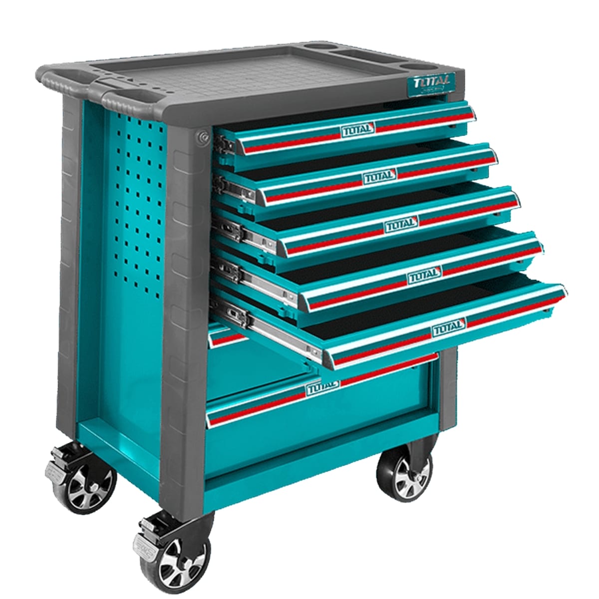 Gabinete porta herramientas 356 piezas industrial Total4