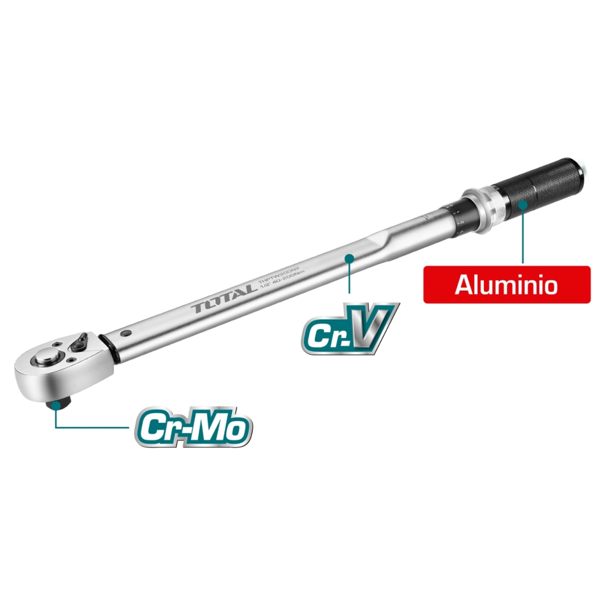Torquimetro 1/2 40-200nm Precision Industrial Total3