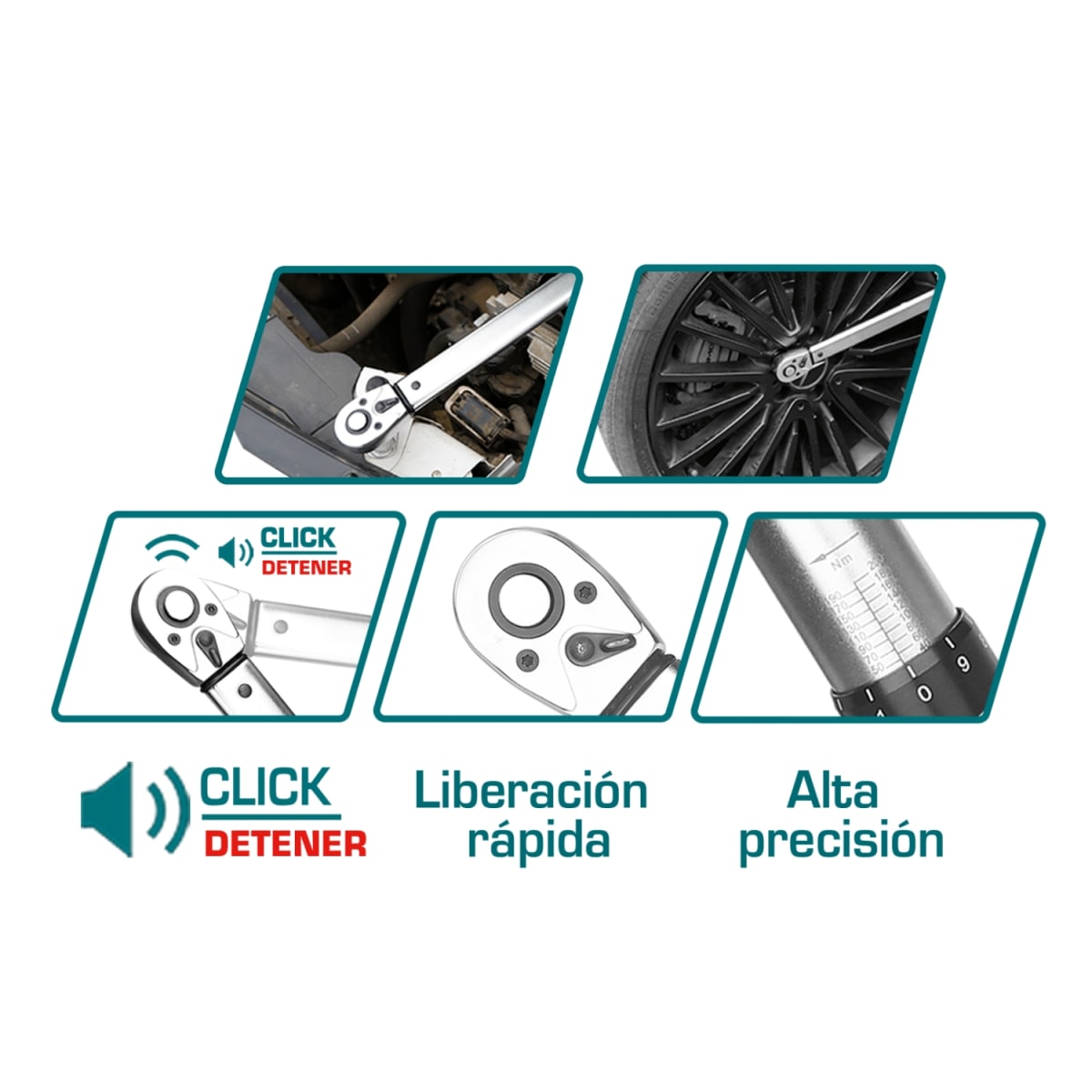 Torquimetro 1/2 40-200nm Precision Industrial Total4