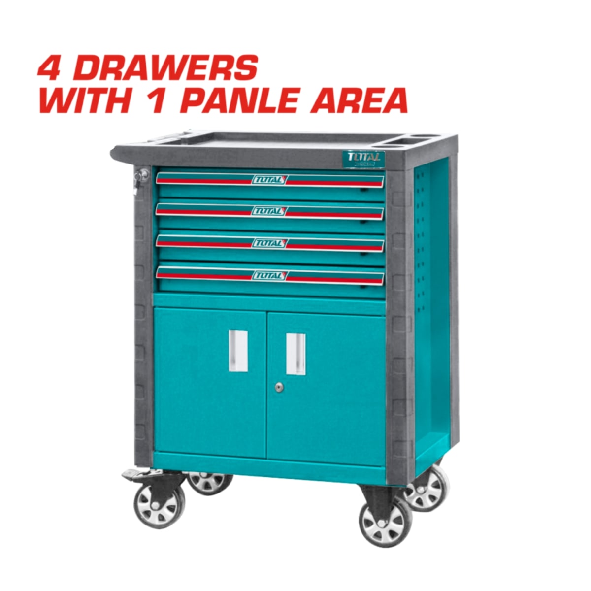 Gabinete para Herramienta 4 Cajones Total3